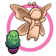 Butterfly avatar with a plant cion Butterfly avatar with a plant cion